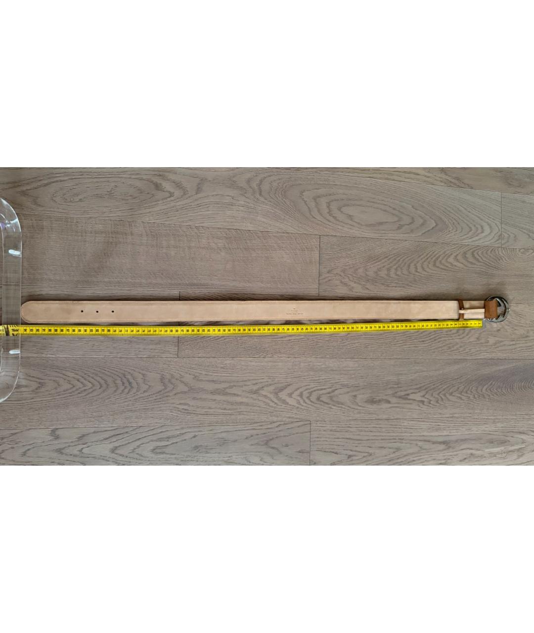 GUCCI Коричневый кожаный ремень, фото 4