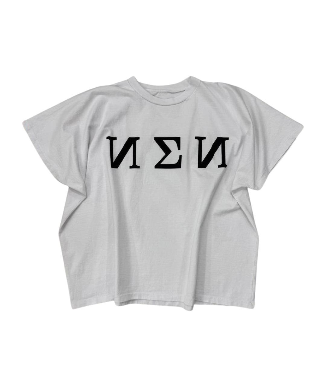 YEEZY Белая хлопковая футболка, фото 1