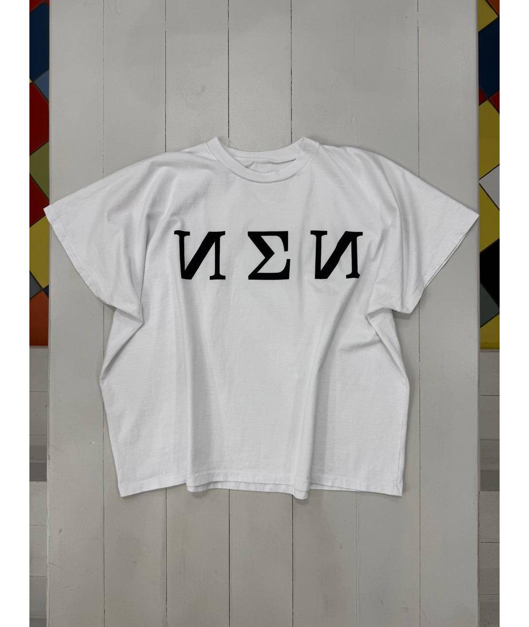 YEEZY Белая хлопковая футболка, фото 4