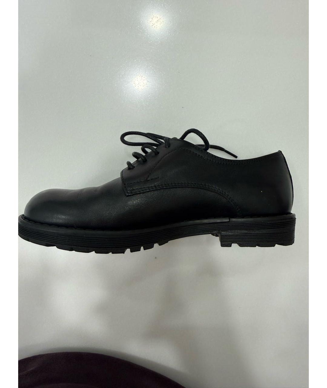 IL GUFO Черные кожаные лоферы/мокасины, фото 2