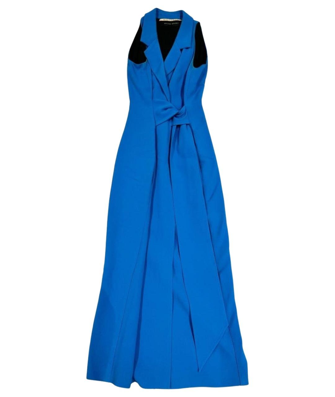 ROLAND MOURET Синее платье, фото 1