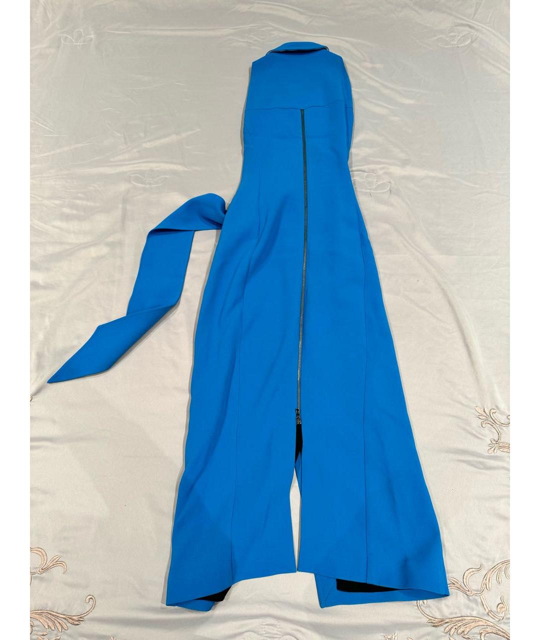 ROLAND MOURET Синее платье, фото 2