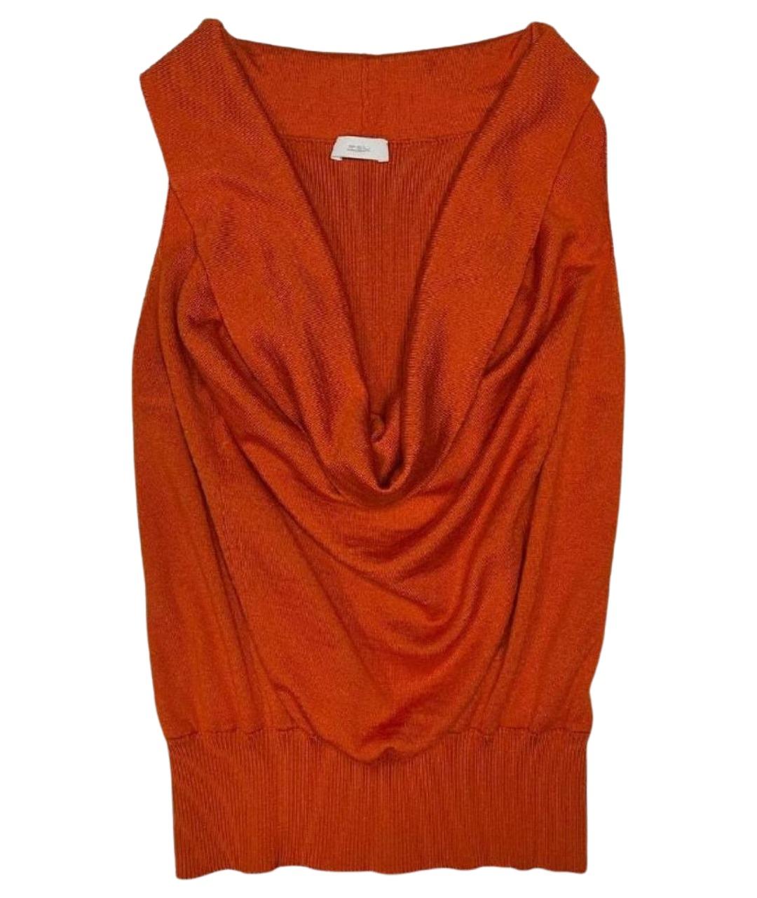 MALO Оранжевая кашемировая майка, фото 1