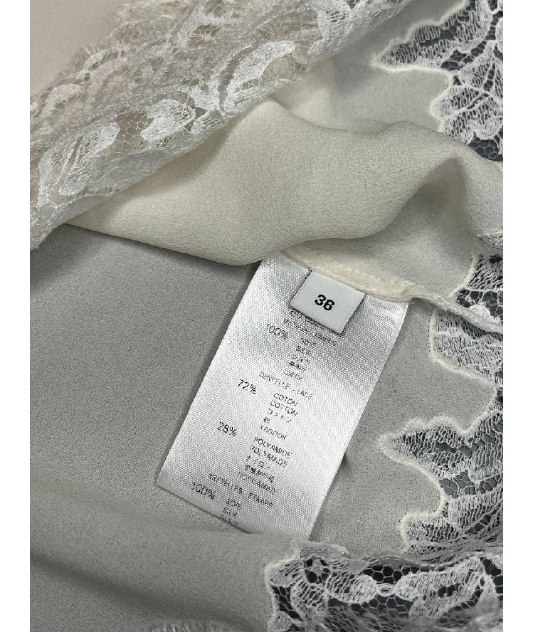 GIVENCHY Белая шелковая майка, фото 4