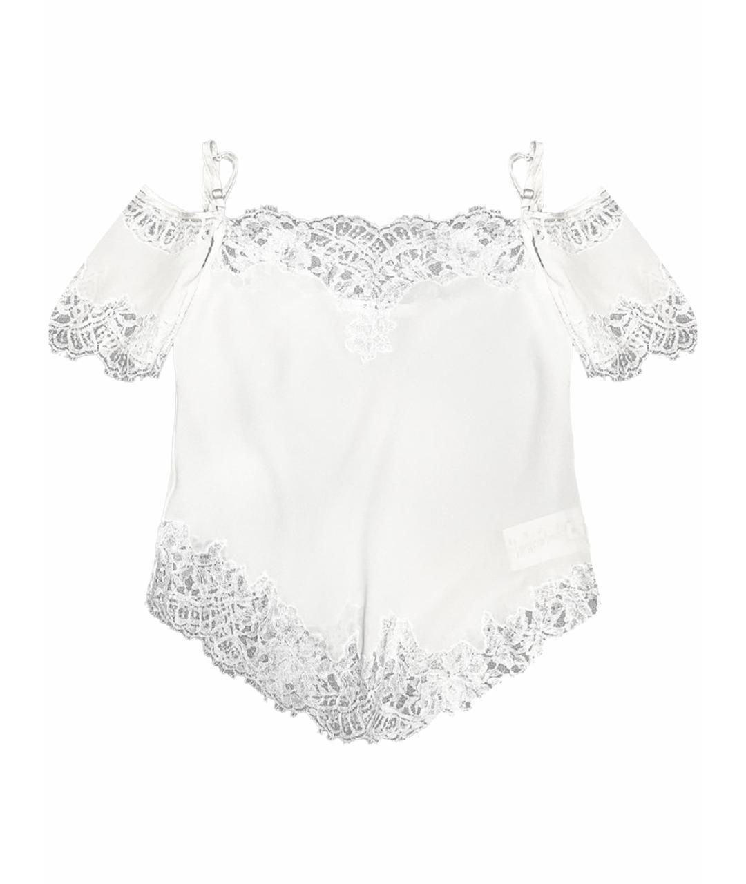 GIVENCHY Белая шелковая майка, фото 1