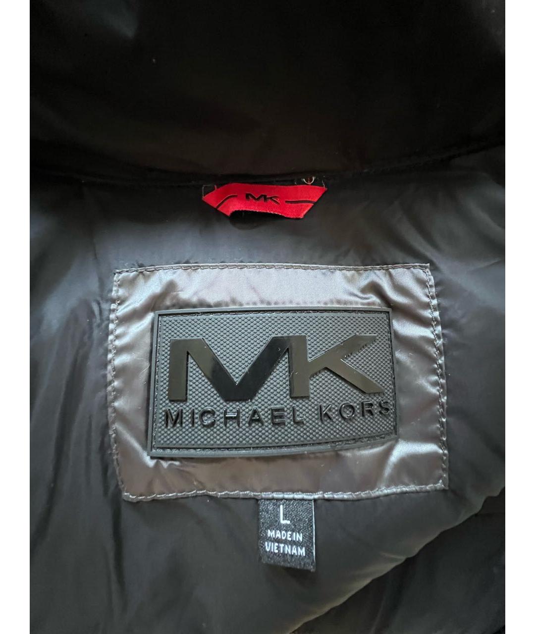 MICHAEL KORS Коричневая полиэстеровая куртка, фото 5