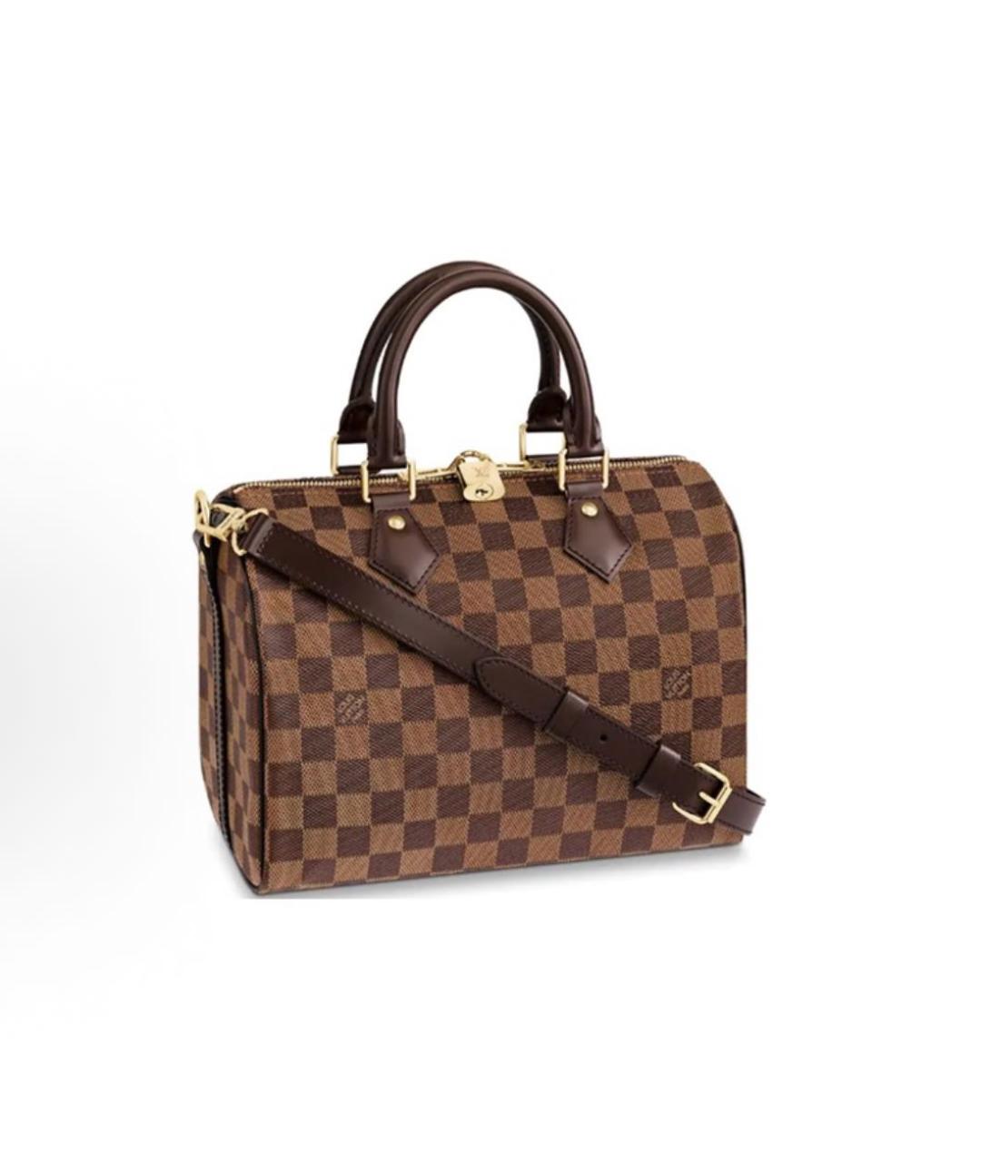 LOUIS VUITTON Коричневая сумка с короткими ручками, фото 6