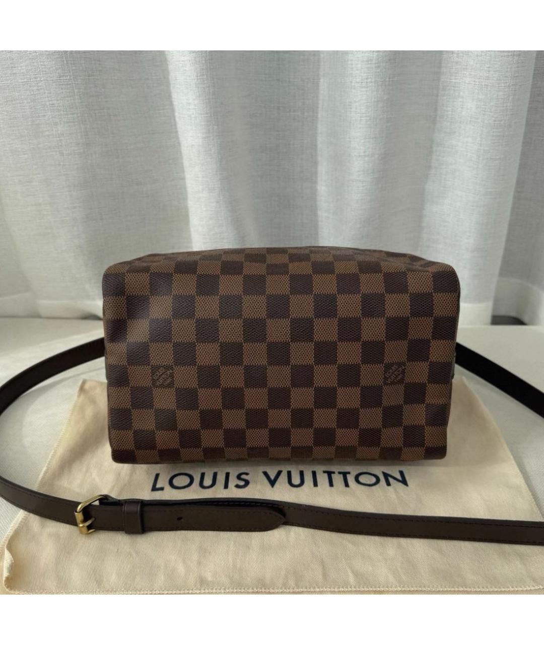 LOUIS VUITTON Коричневая сумка с короткими ручками, фото 4