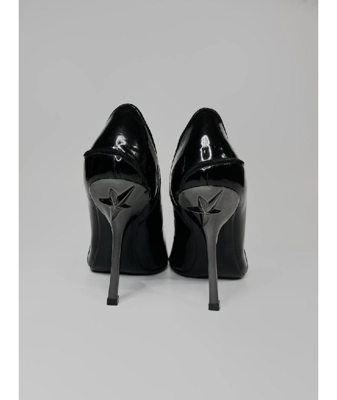 MUGLER Черные кожаные туфли, фото 3