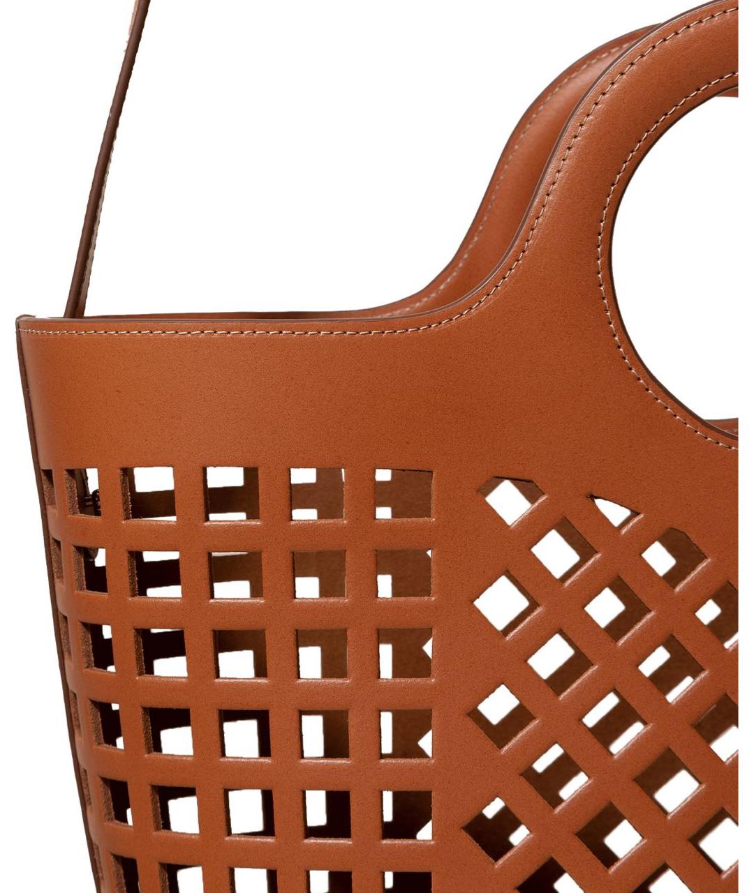 HEREU Коричневая кожаная сумка тоут, фото 2