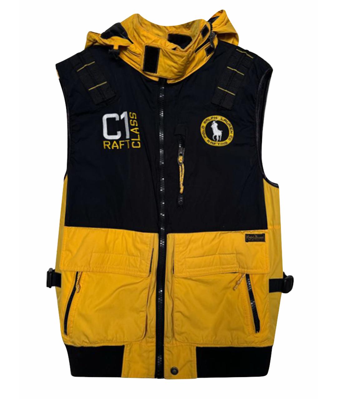 POLO RALPH LAUREN Желтый полиэстеровый жилет, фото 1