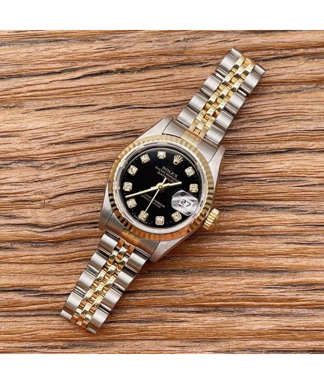 ROLEX Черные часы, фото 2