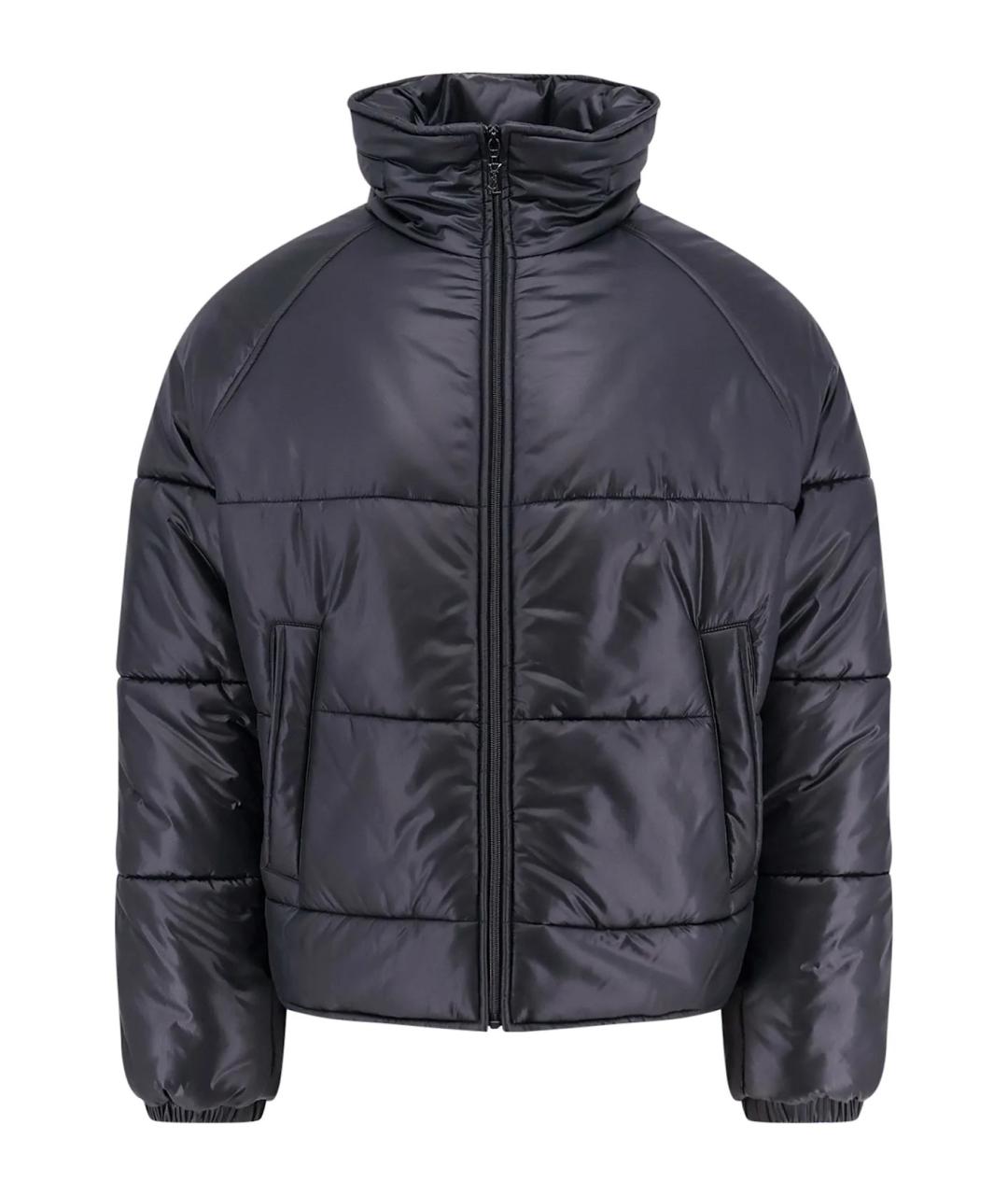 SAINT LAURENT Черная синтетическая куртка, фото 1