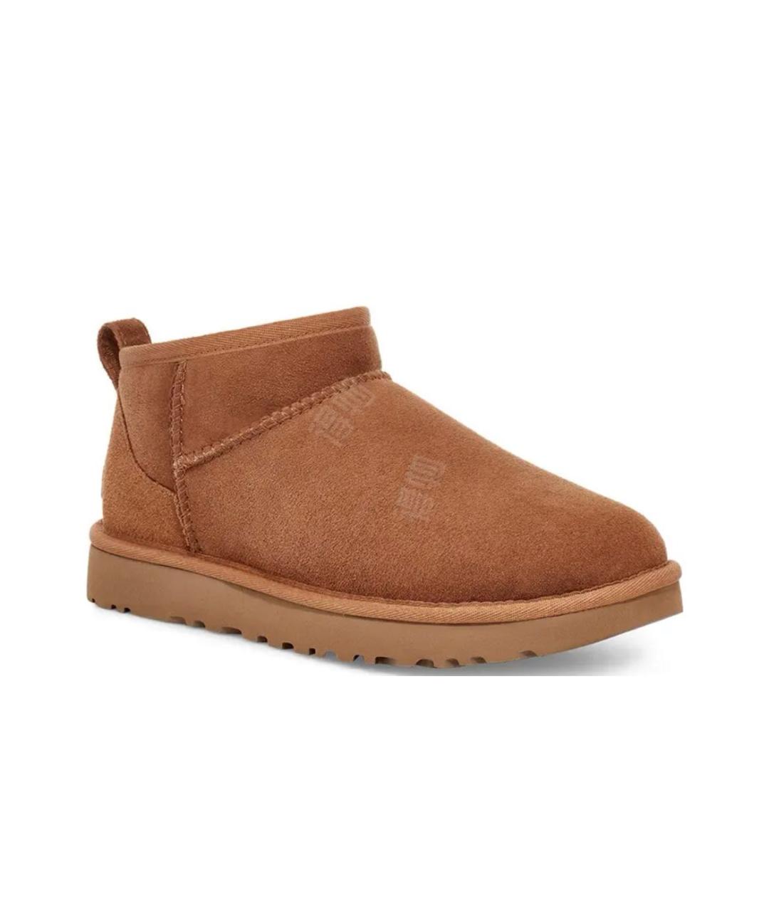 UGG AUSTRALIA Коричневые замшевые ботильоны, фото 3