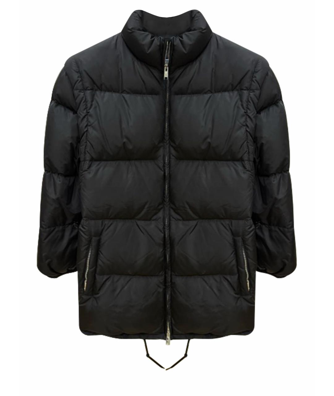 PRADA Черный полиэстеровый пуховик, фото 1