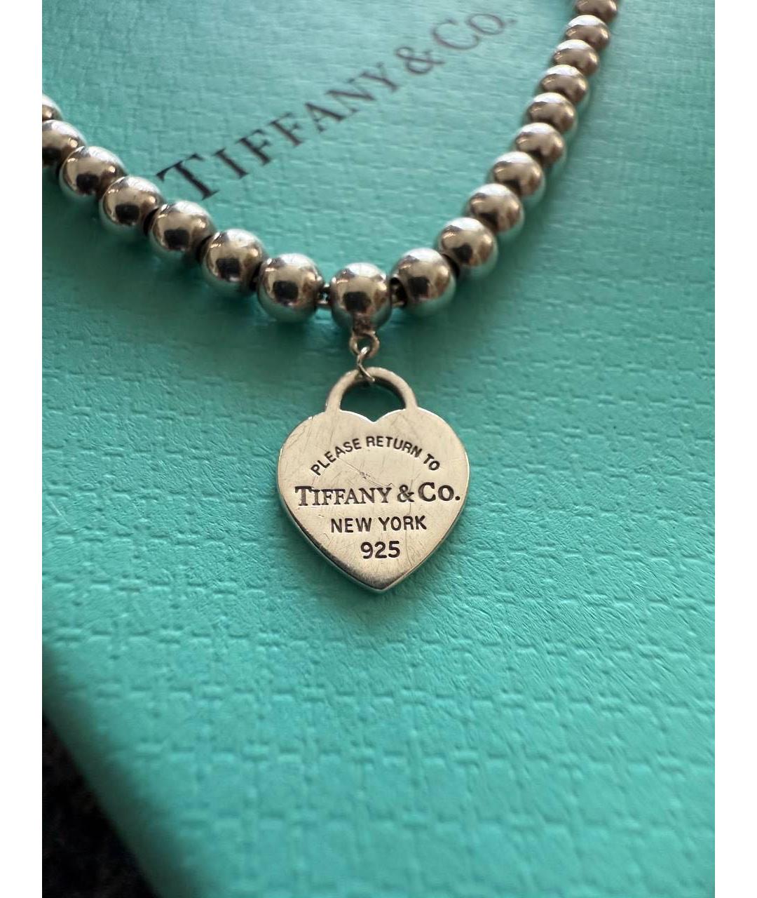 TIFFANY&CO Бирюзовый серебряный браслет, фото 3