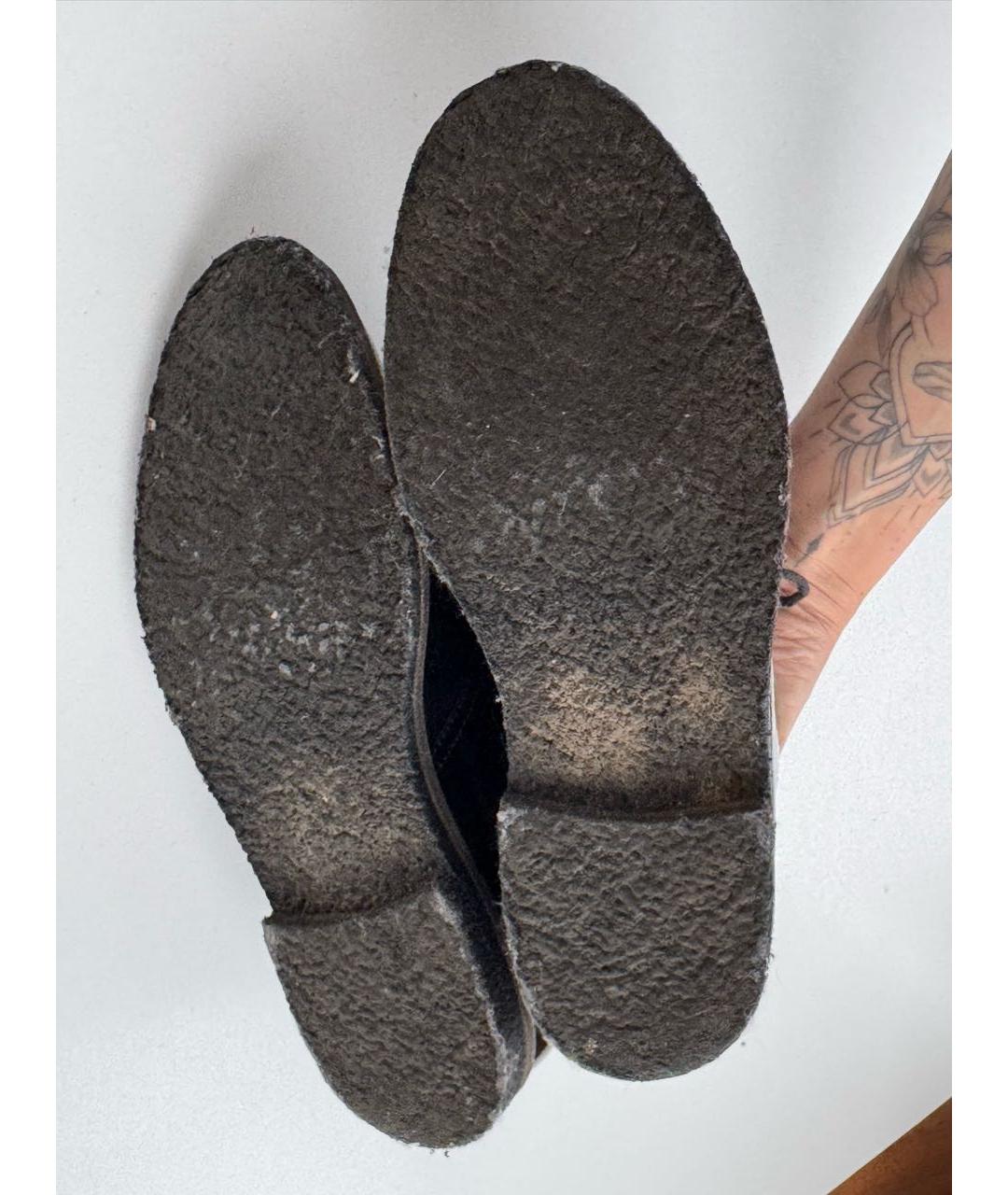 ALAIA Черные ботинки из лакированной кожи, фото 6