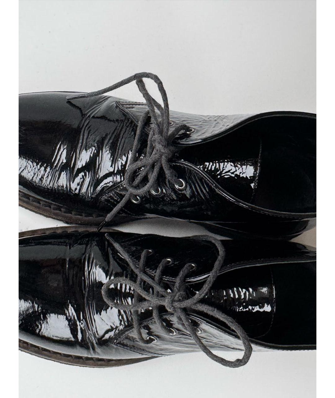 ALAIA Черные ботинки из лакированной кожи, фото 7