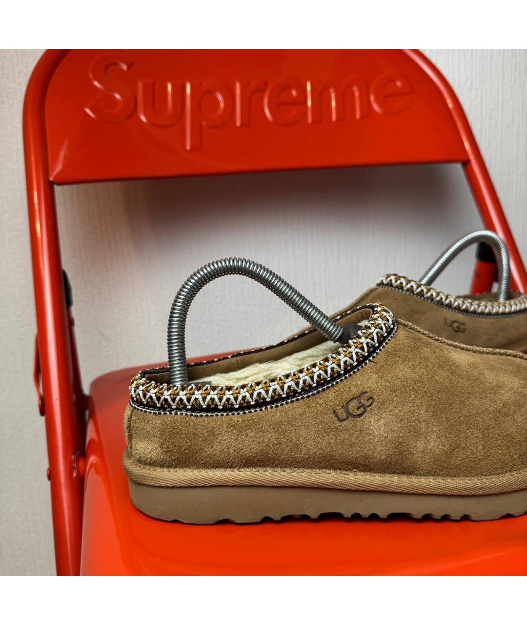 UGG AUSTRALIA Коричневые замшевые полусапоги, фото 3