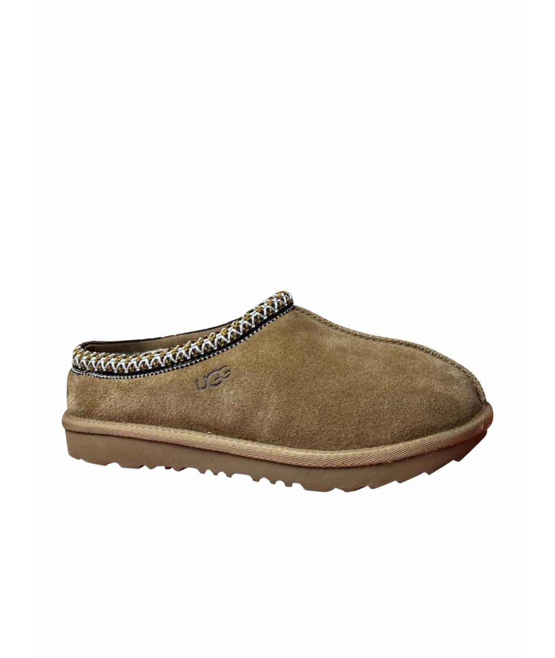 UGG AUSTRALIA Коричневые замшевые полусапоги, фото 1