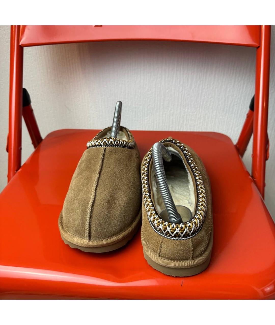 UGG AUSTRALIA Коричневые замшевые полусапоги, фото 4