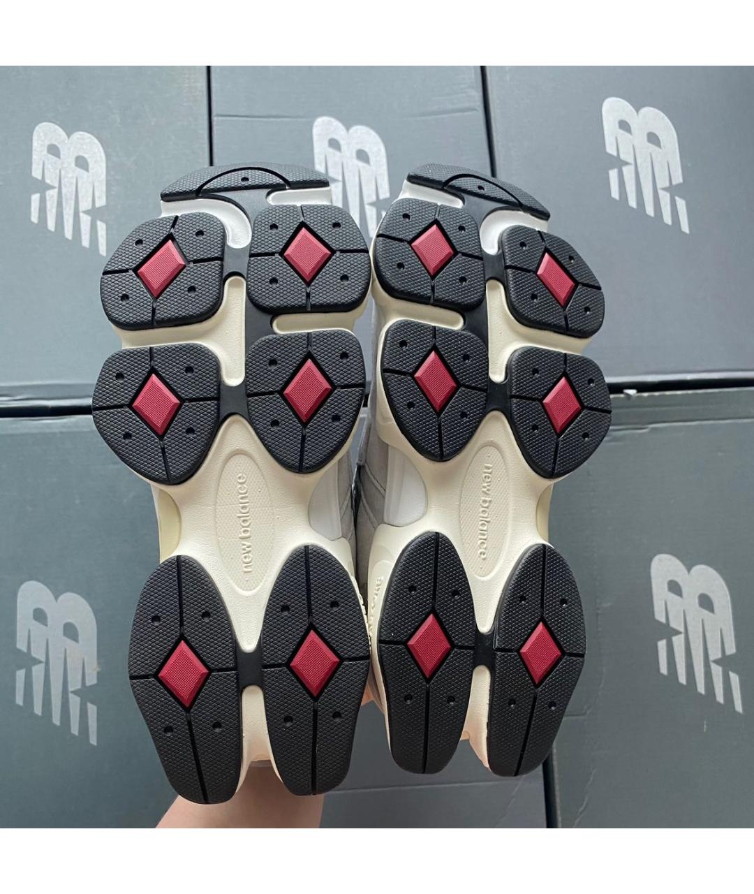 NEW BALANCE Серые замшевые кроссовки, фото 7