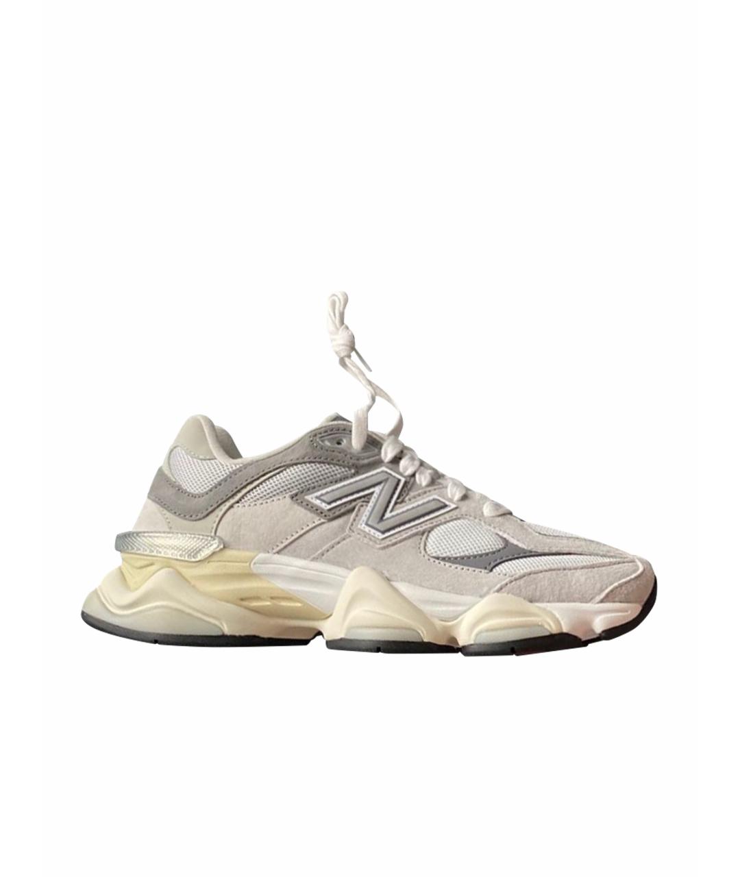 NEW BALANCE Серые замшевые кроссовки, фото 1