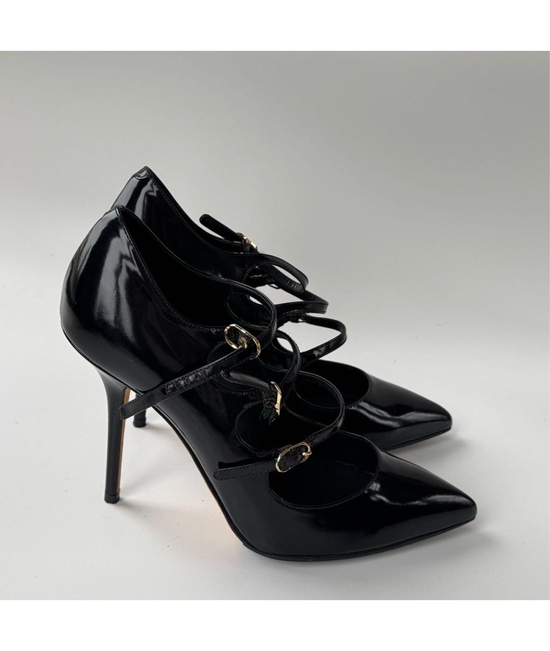 DOLCE&GABBANA Черные туфли из лакированной кожи, фото 9