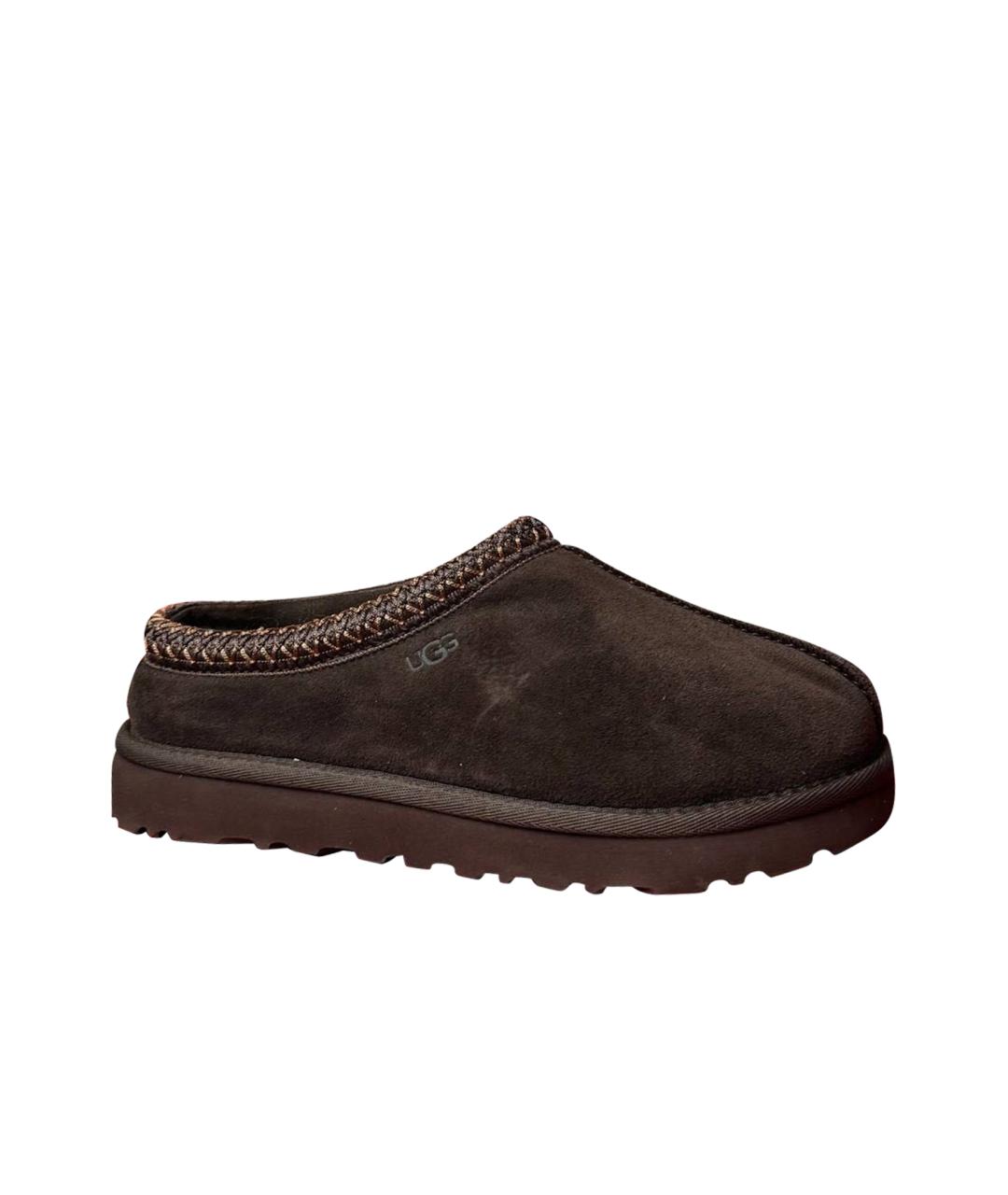 UGG AUSTRALIA Коричневые замшевые полусапоги, фото 1