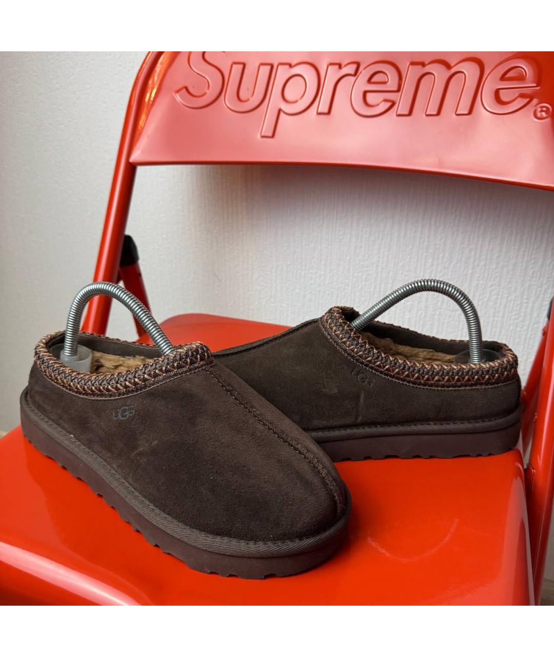 UGG AUSTRALIA Коричневые замшевые полусапоги, фото 2