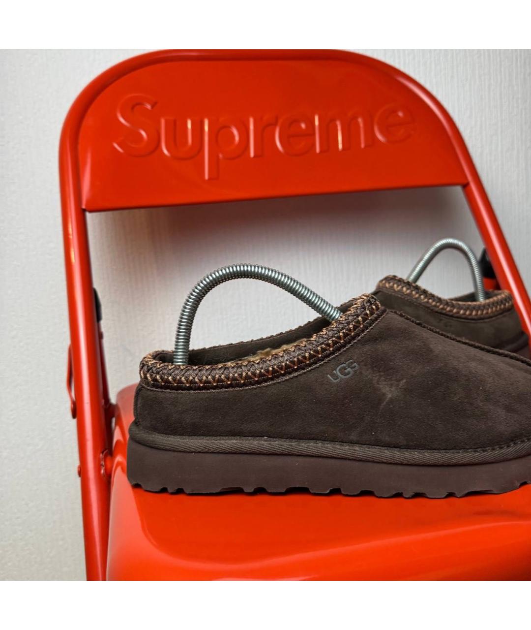 UGG AUSTRALIA Коричневые замшевые полусапоги, фото 3