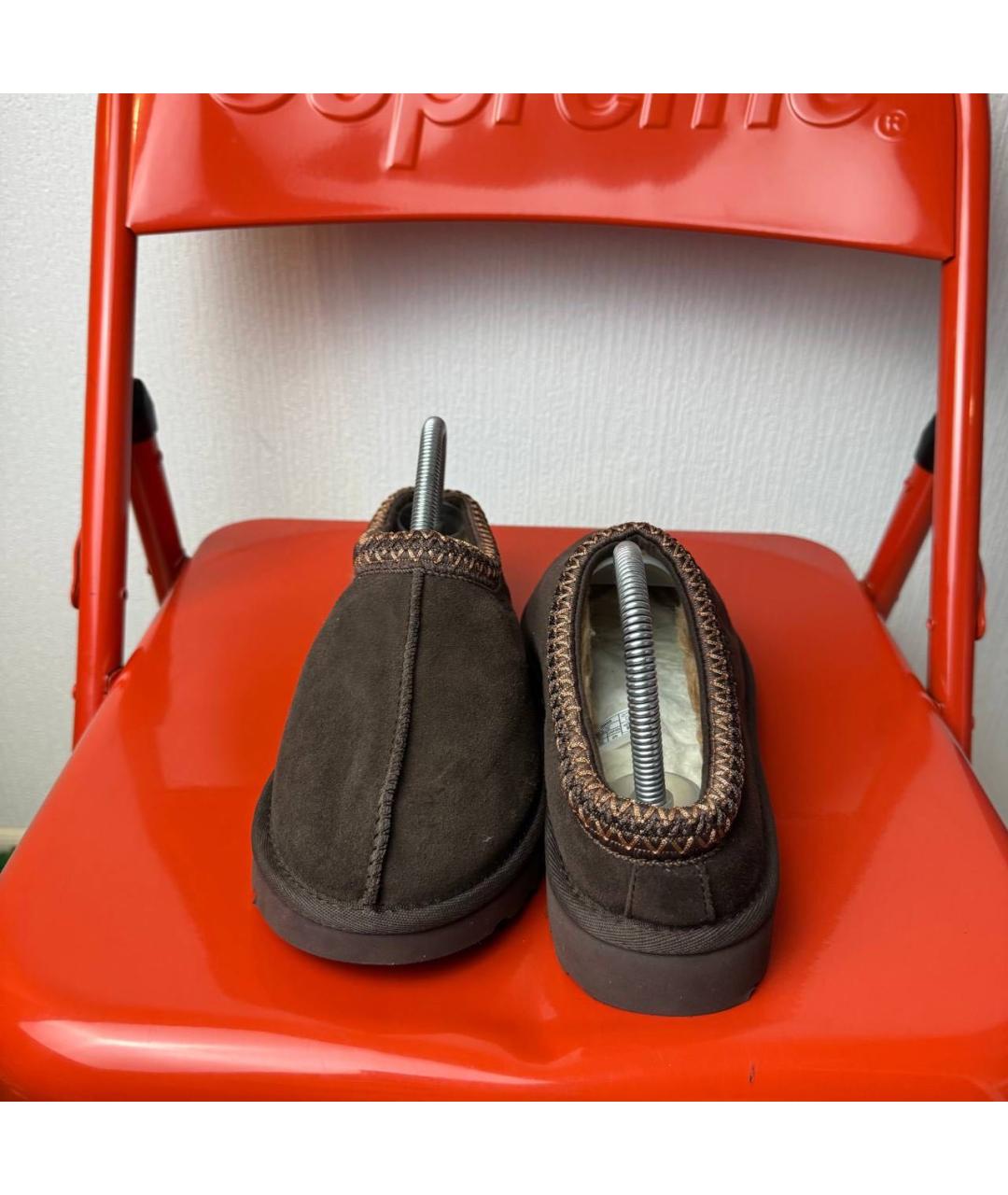 UGG AUSTRALIA Коричневые замшевые полусапоги, фото 4