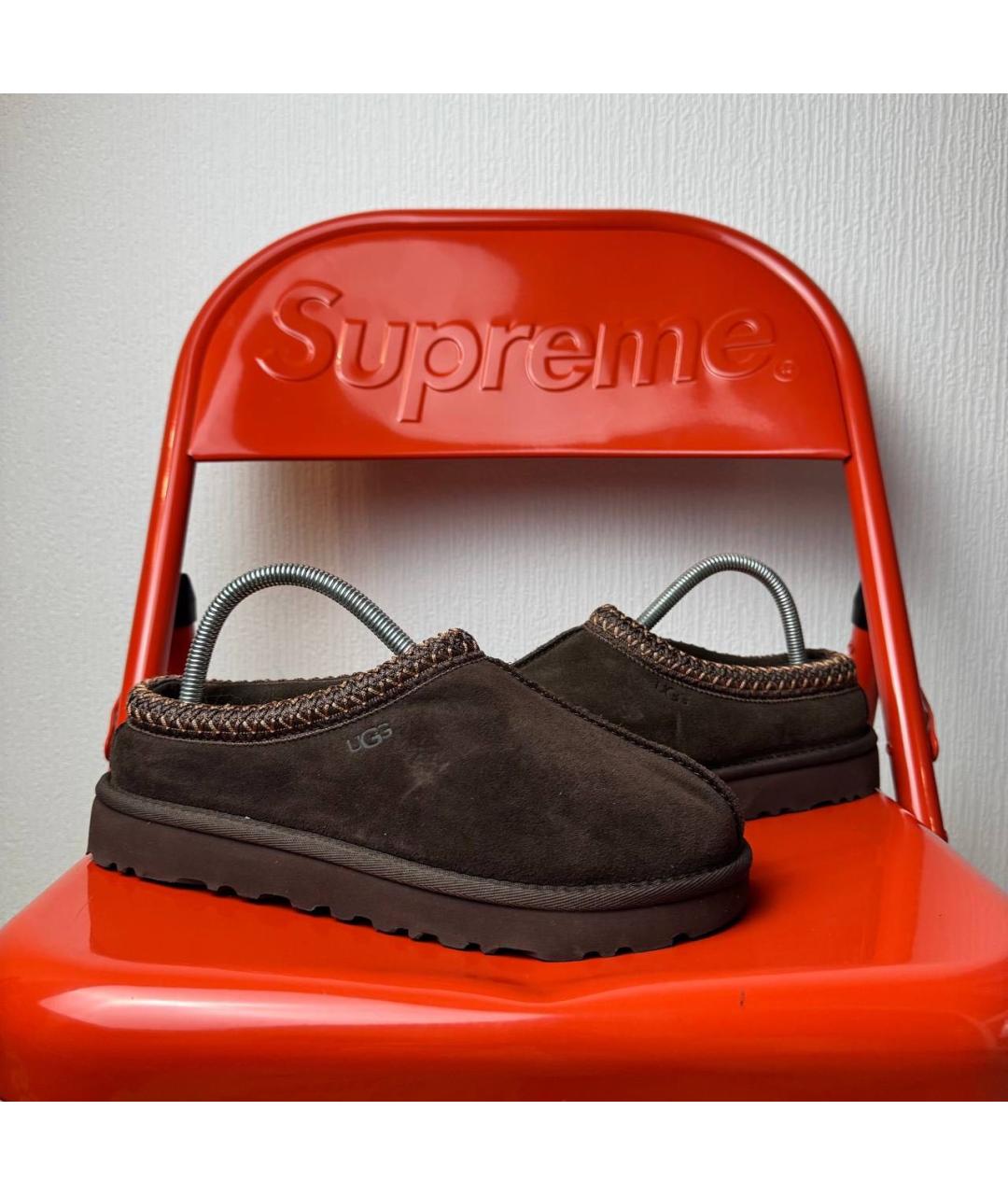 UGG AUSTRALIA Коричневые замшевые полусапоги, фото 6