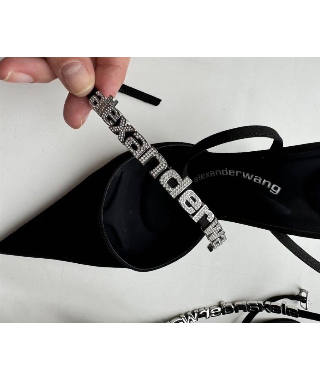 ALEXANDER WANG Черные текстильные туфли, фото 7