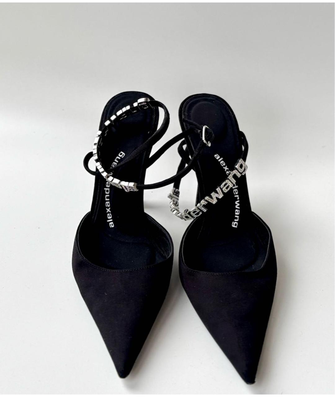 ALEXANDER WANG Черные текстильные туфли, фото 2