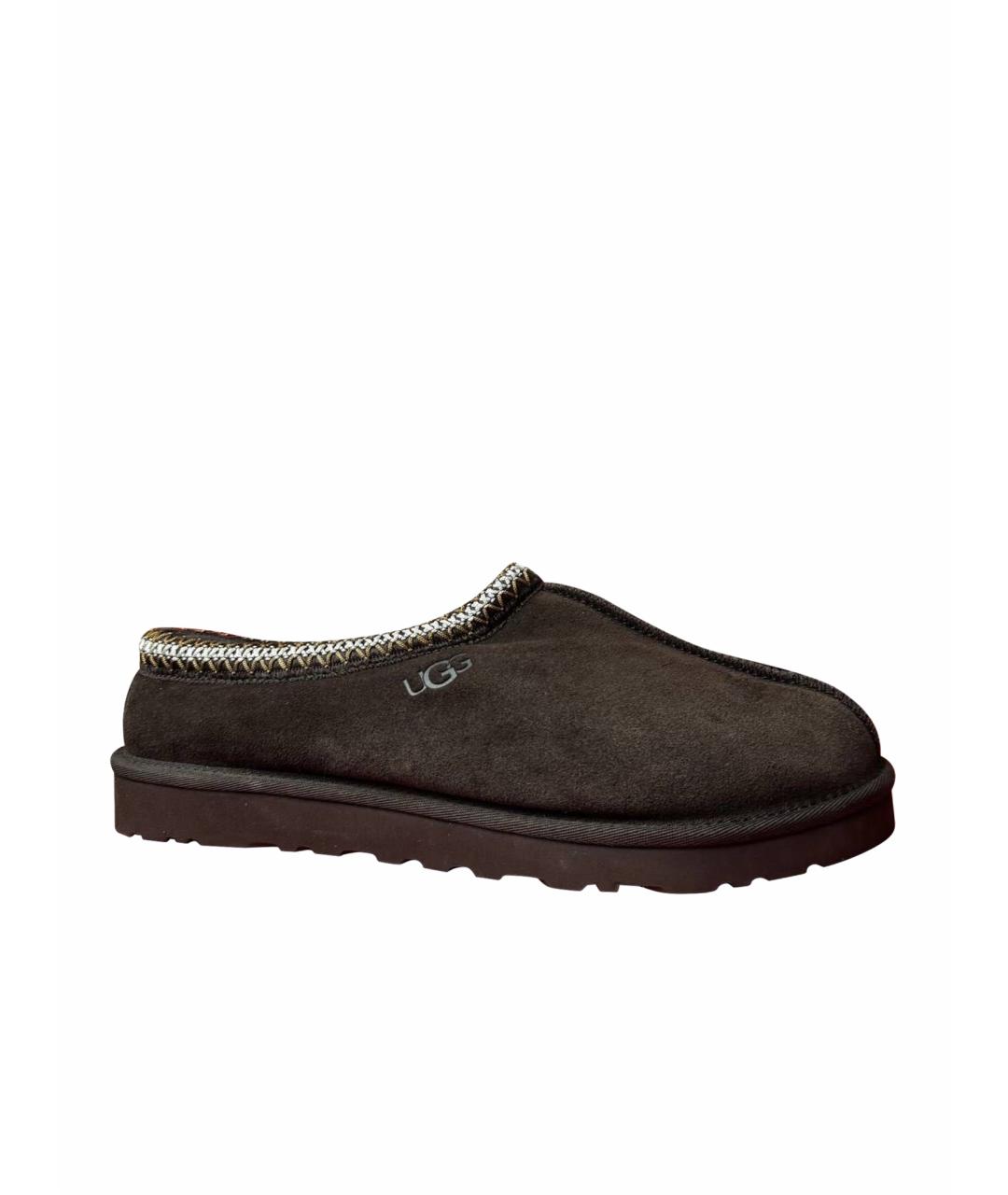 UGG AUSTRALIA Коричневые замшевые низкие ботинки, фото 1