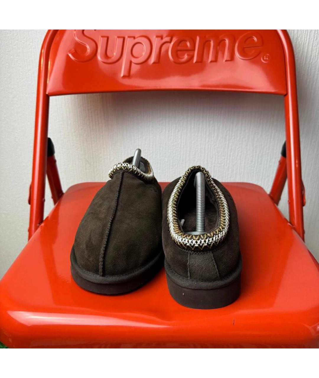 UGG AUSTRALIA Коричневые замшевые низкие ботинки, фото 4