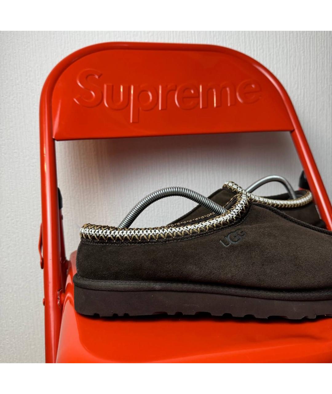 UGG AUSTRALIA Коричневые замшевые низкие ботинки, фото 3