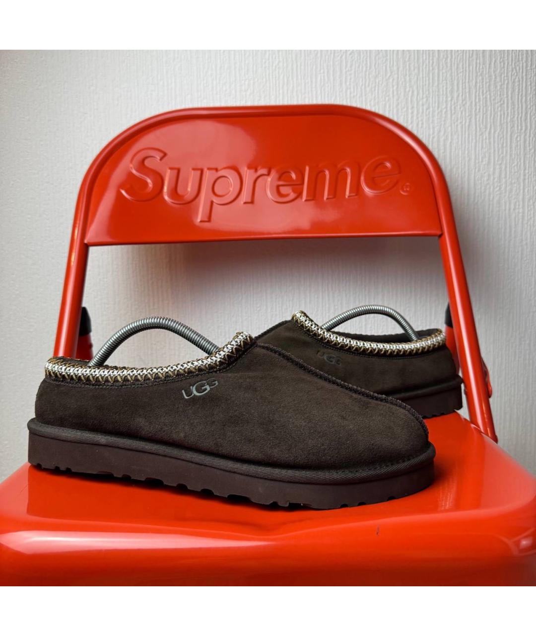 UGG AUSTRALIA Коричневые замшевые низкие ботинки, фото 6