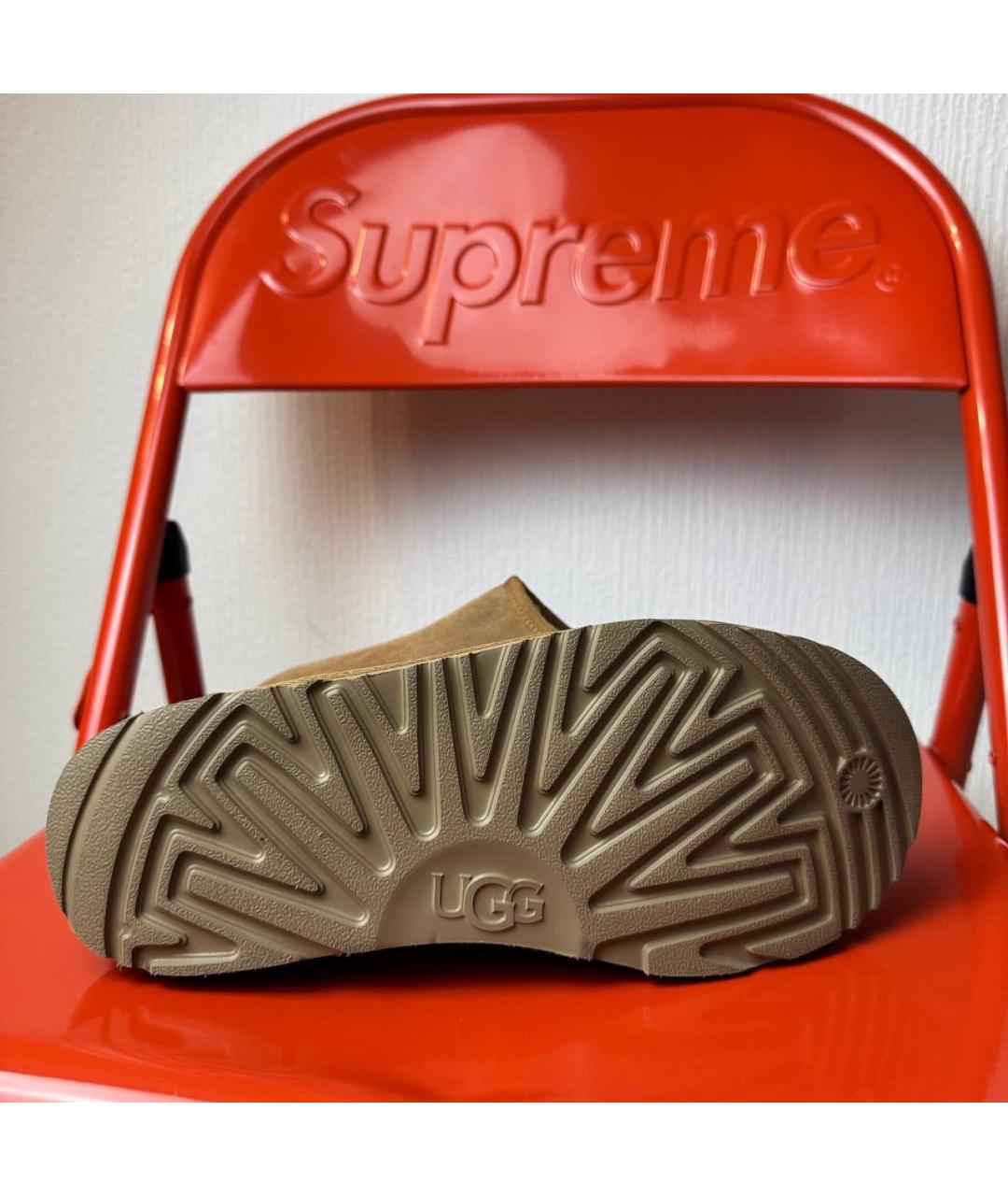 UGG AUSTRALIA Коричневые замшевые полусапоги, фото 5