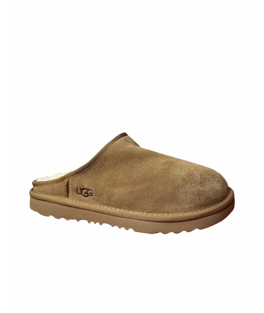 UGG AUSTRALIA Коричневые замшевые полусапоги, фото 1