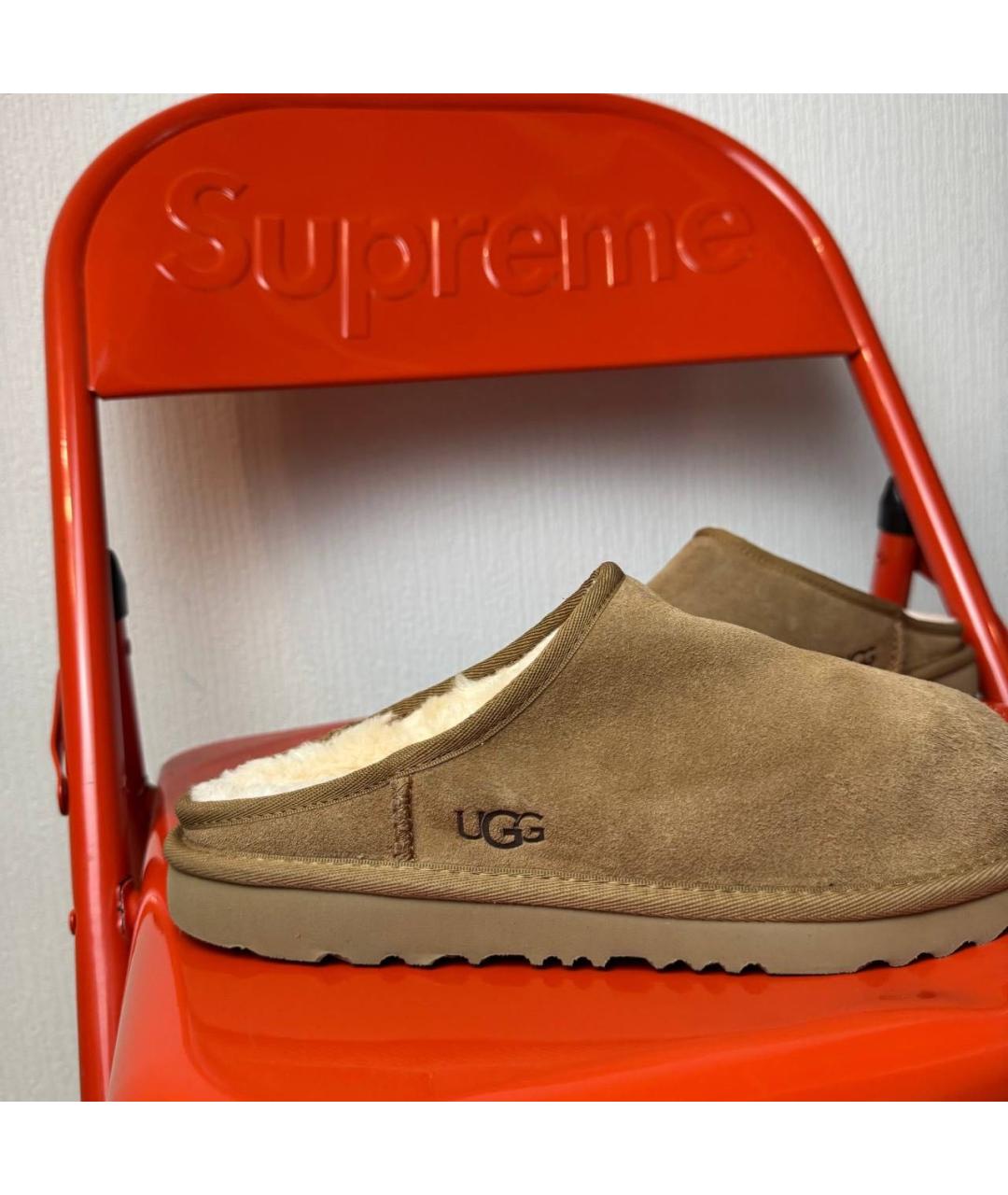 UGG AUSTRALIA Коричневые замшевые полусапоги, фото 3