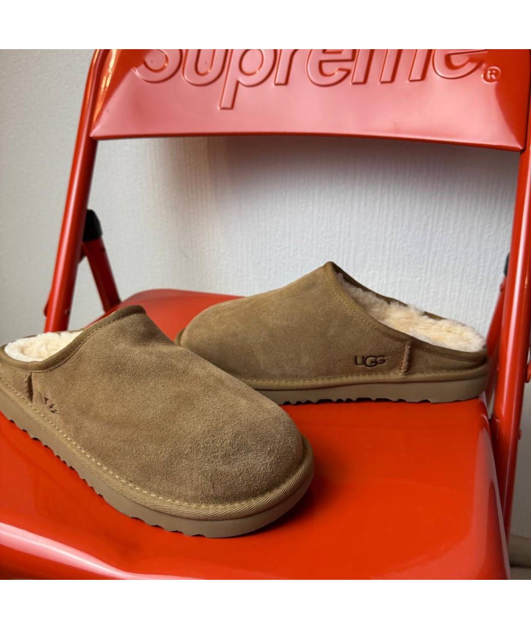 UGG AUSTRALIA Коричневые замшевые полусапоги, фото 2