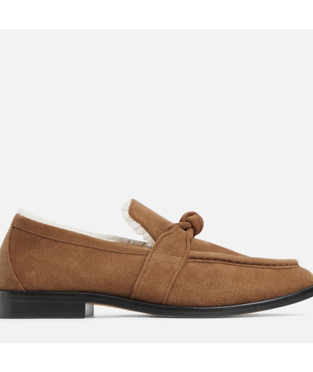 BOTTEGA VENETA Коричневые замшевые лоферы, фото 6