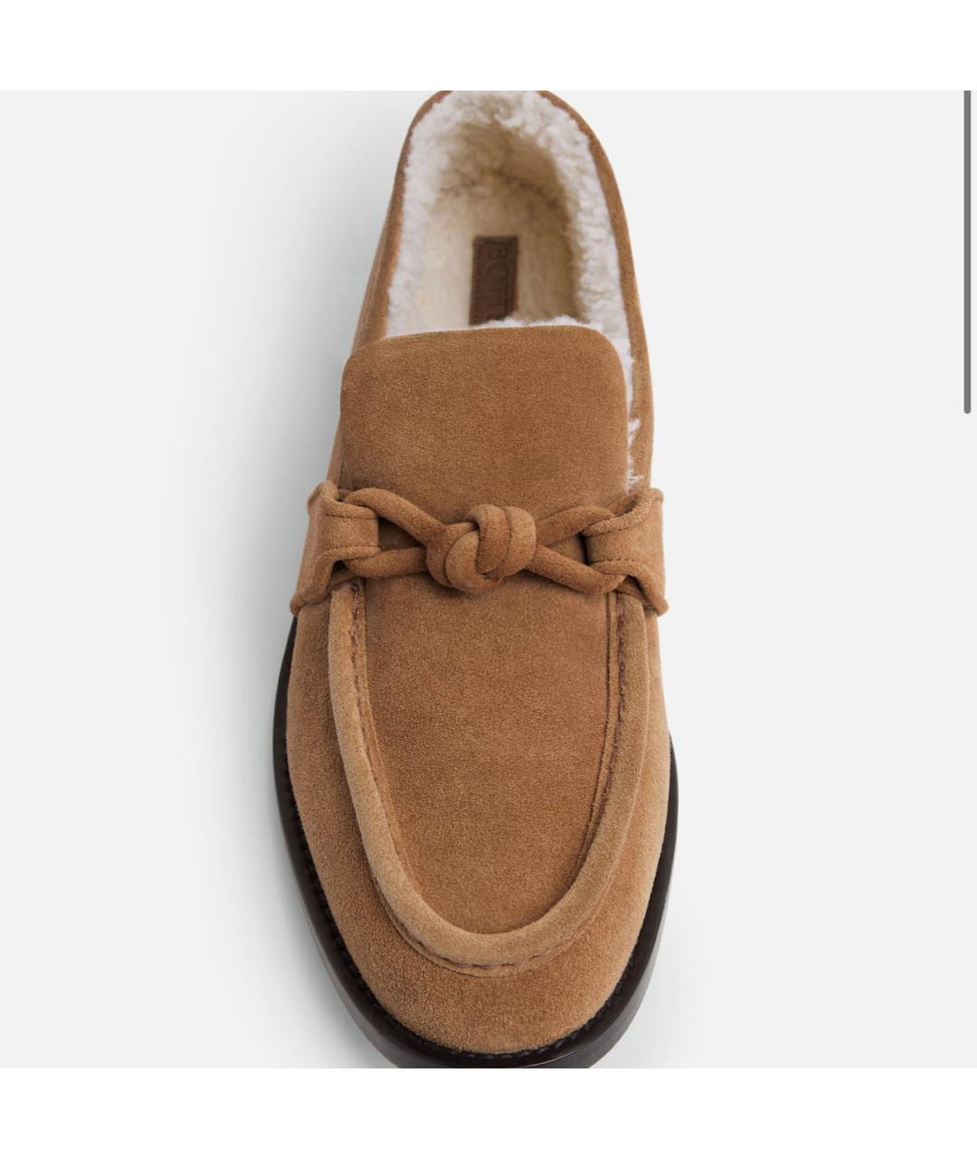 BOTTEGA VENETA Коричневые замшевые лоферы, фото 5