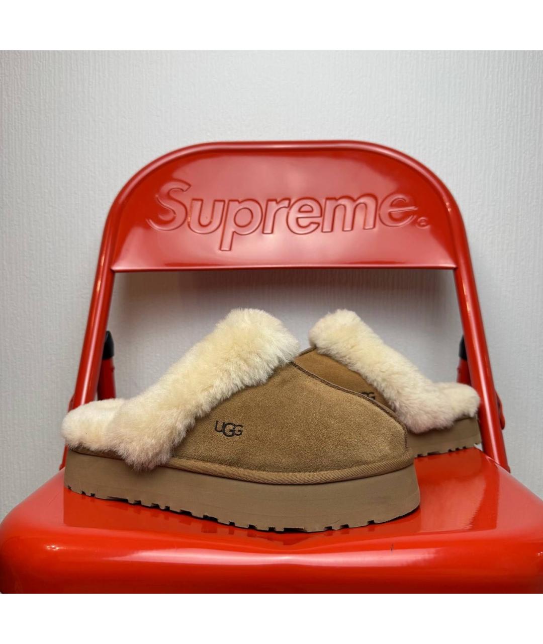 UGG AUSTRALIA Коричневые замшевые мюли, фото 6