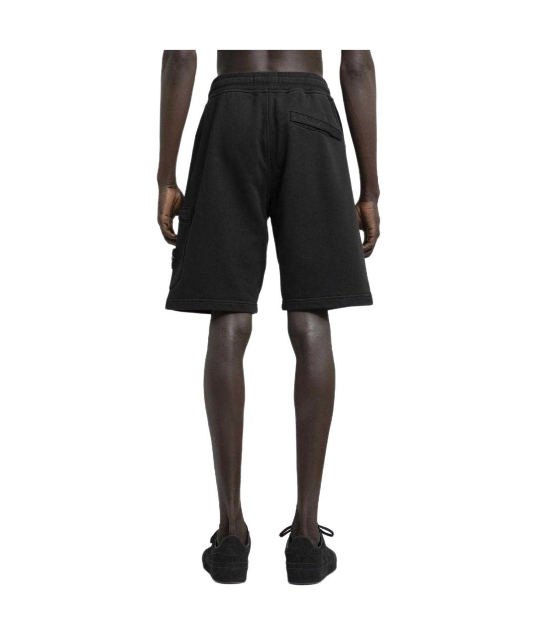 STONE ISLAND Черные шорты, фото 6