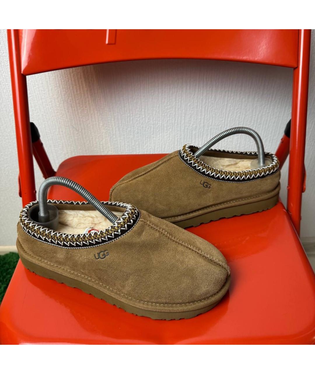 UGG AUSTRALIA Коричневые замшевые полусапоги, фото 3