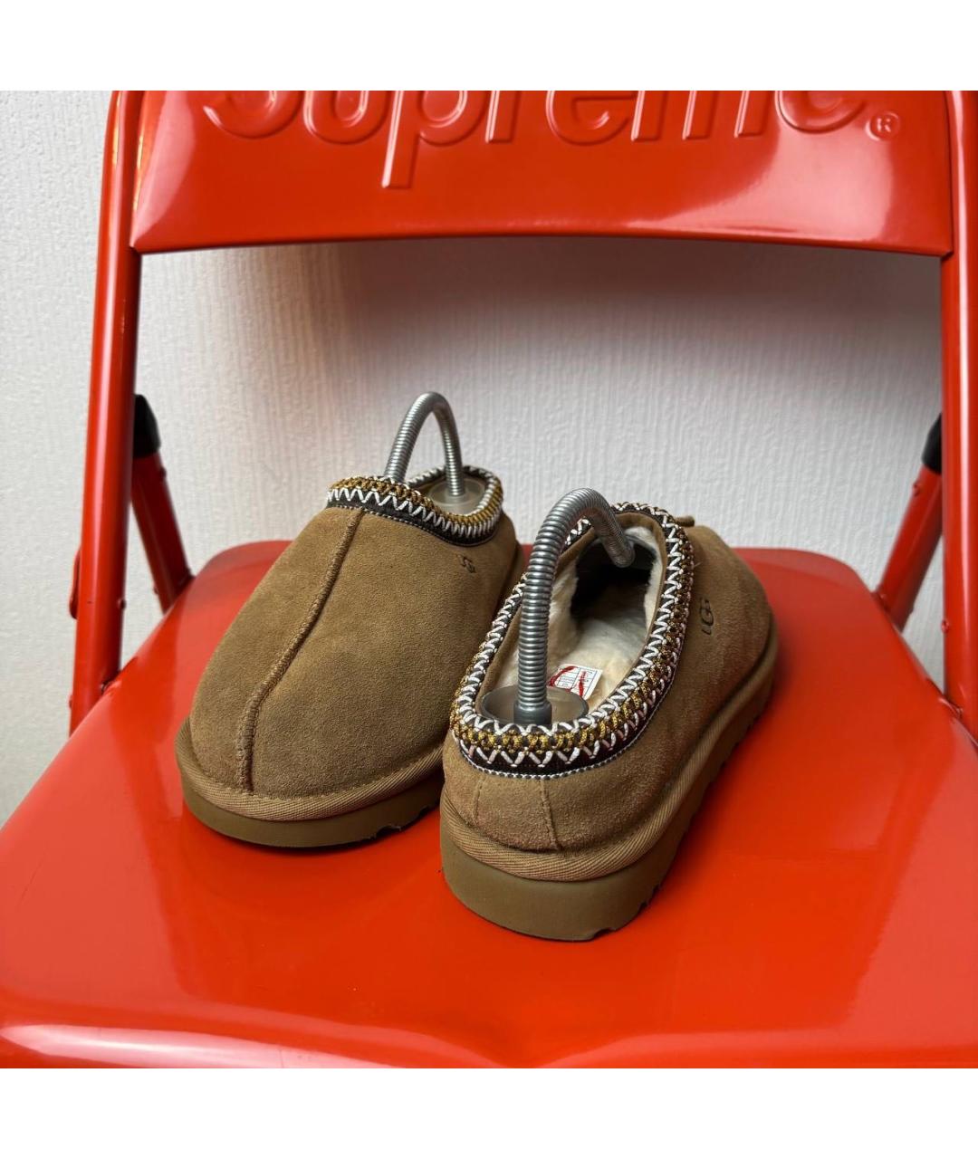 UGG AUSTRALIA Коричневые замшевые полусапоги, фото 4