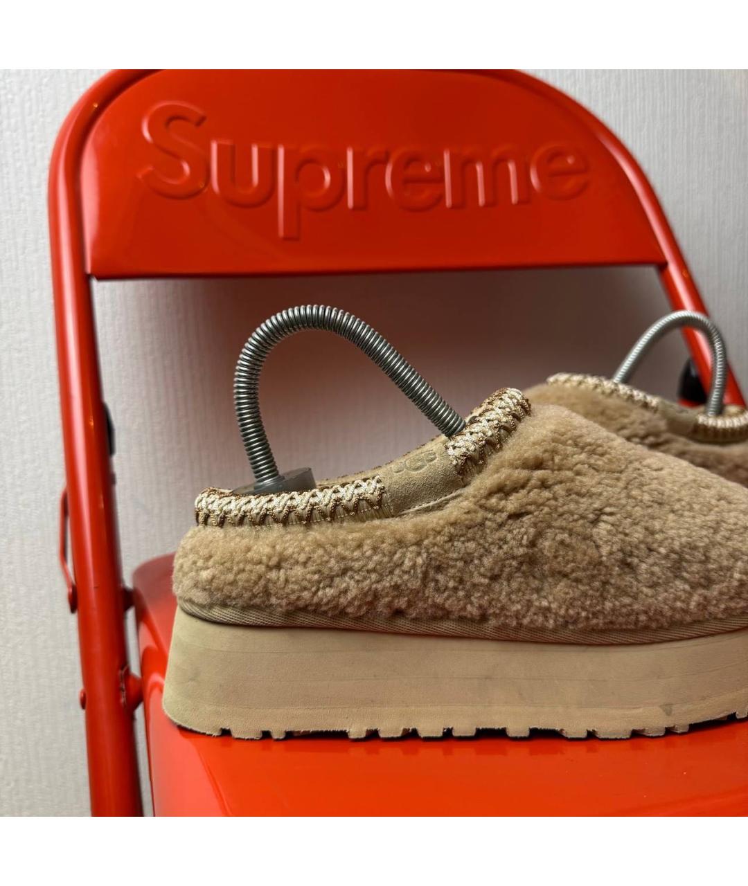 UGG AUSTRALIA Бежевые текстильные полусапоги, фото 3